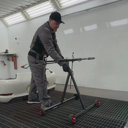 Cavalletto per verniciatura paraurti auto professionale