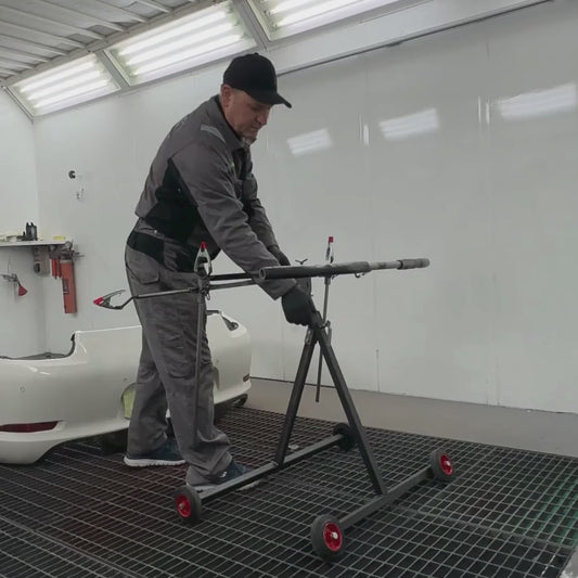 Cavalletto per verniciatura paraurti auto professionale